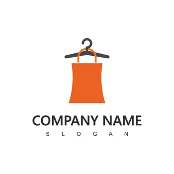 Fashion shop logo, Boutique icon vector