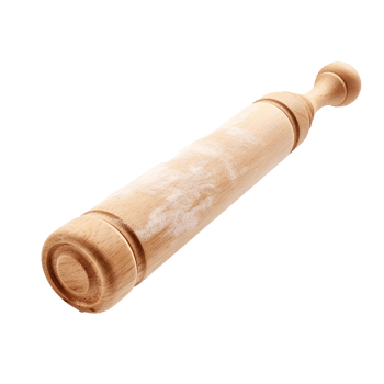 AI generated A rolling pin png isolated on transparent background