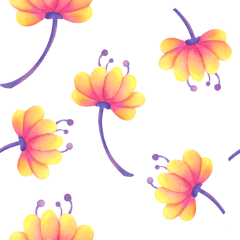 magical plants background. fantastic neon flowers seamless pattern. Bright unusual Fantastic alien magic plants for March 8th, Mother's Day. watercolor botanical print for textile, packaging paper png