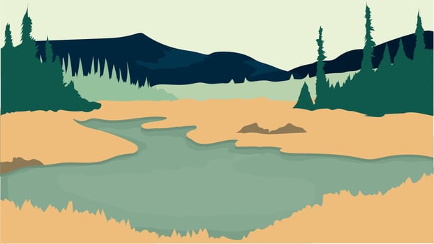 Landscape Vector Illustration