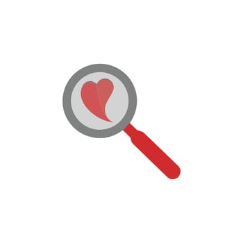 Romantic love elements. Valentine's day cute illustrations. Decorative love elements for festive design. Valentine icon vector. Different romantic objects vector