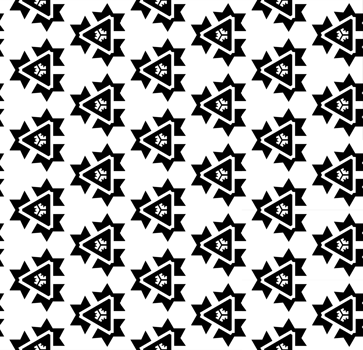 Black seamless abstract pattern. Overlay for background and backdrop. Ornamental design. PNG graphic illustration with transparent background.