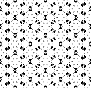 Black seamless abstract pattern. Overlay for background and backdrop. Ornamental design. PNG graphic illustration with transparent background.