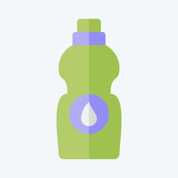 Icon Bleach. related to Laundry symbol. flat style. simple design editable. simple illustration vector