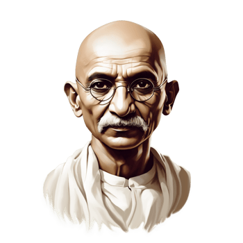 AI generated happy Gandhi Jayanti png