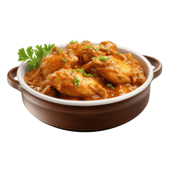 Chicken Curry, on transparent background. png