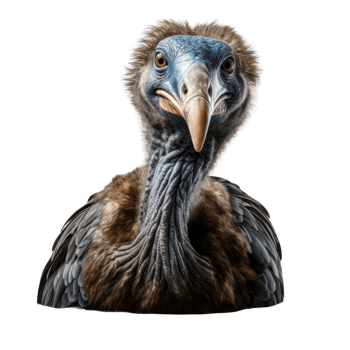 AI generated Realistic Dodo Bird, on transparent background. png
