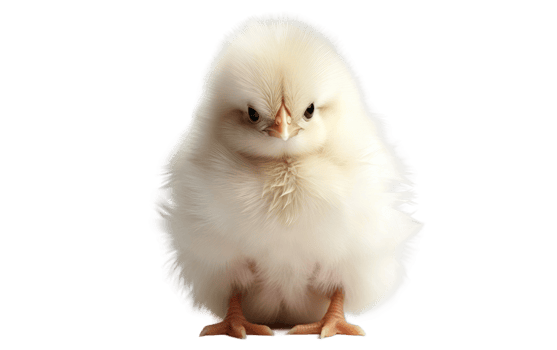 AI generated Newborn Chick on Transparent background png