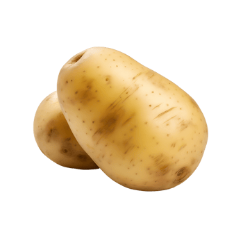 AI generated Potato vegetable icon isolated transparent background png