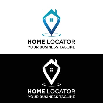 Home Location Logo Design vector