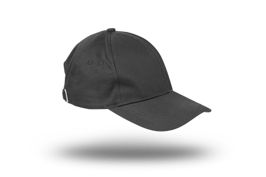 Black baseball cap. Sports hat with visor isolated on a transparent png