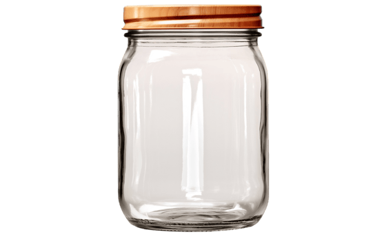 Mason Jar on White Transparent Background png