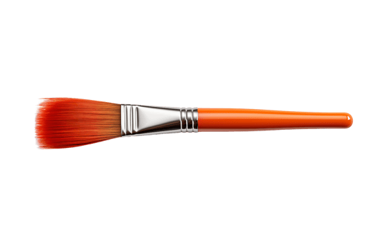 AI generated Paintbrush on Transparent Background, PNG format