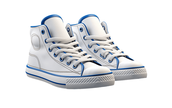 AI generated Shoes on Transparent Background, PNG format