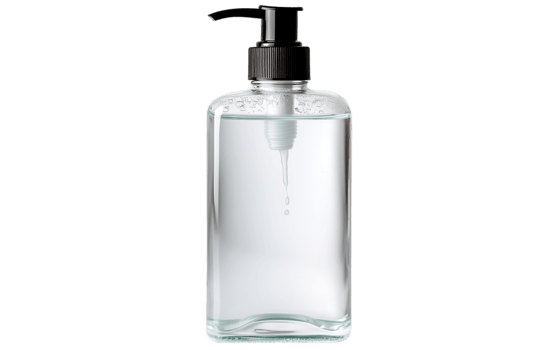 AI generated Isolated Soap Dispenser on Transparent Background Generative AI png