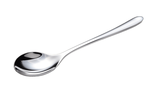 AI generated Spoon Isolated on Transparent Background Generative AI png