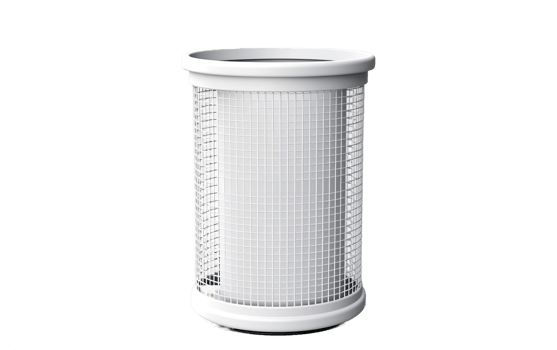 AI generated Transparent Background Trash Can Isolated Generative AI png