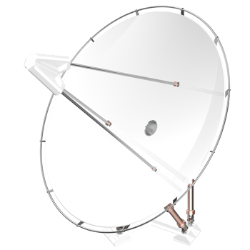 Radio antenna isolated on background. 3d rendering - illustration png