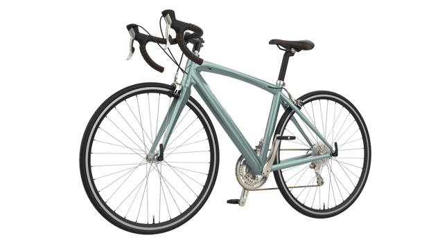 Fast bike isolated on background. 3d rendering - illustration png