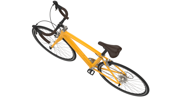 Fast bike isolated on background. 3d rendering - illustration png