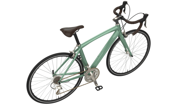 Fast bike isolated on background. 3d rendering - illustration png