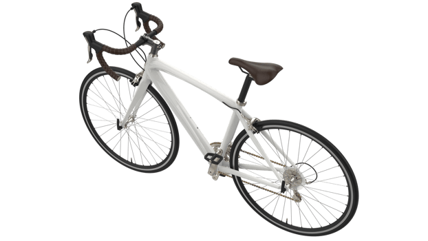 Fast bike isolated on background. 3d rendering - illustration png