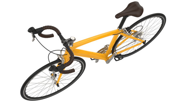 Fast bike isolated on background. 3d rendering - illustration png