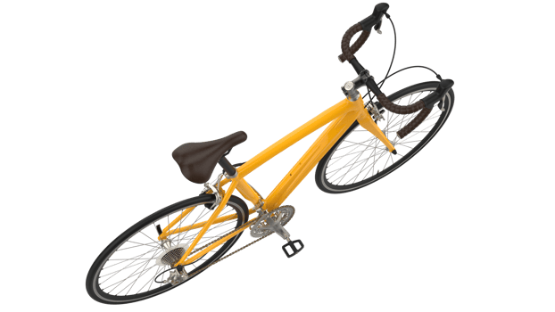 Fast bike isolated on background. 3d rendering - illustration png
