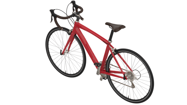 Fast bike isolated on background. 3d rendering - illustration png