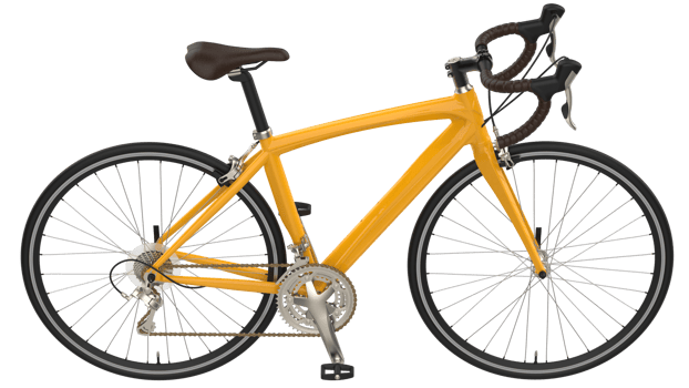 Fast bike isolated on background. 3d rendering - illustration png