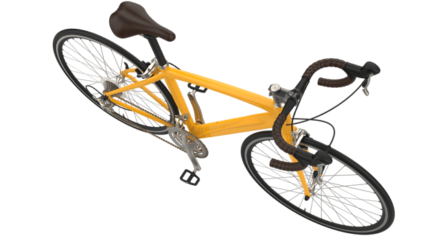 Fast bike isolated on background. 3d rendering - illustration png