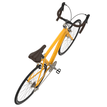 Fast bike isolated on background. 3d rendering - illustration png