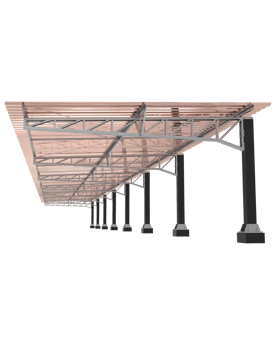 Bus station isolated on background. 3d rendering - illustration png