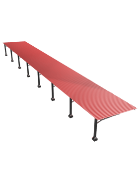 Bus station isolated on background. 3d rendering - illustration png