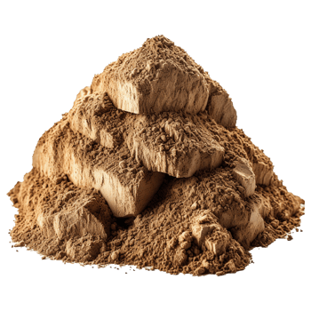 AI generated Grassy dirt heap isolated on transparent background png