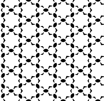 Black seamless abstract pattern. Overlay for background and backdrop. Ornamental design. PNG graphic illustration with transparent background.