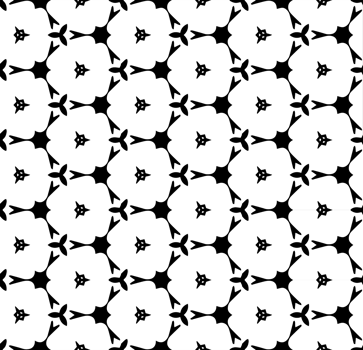 Black seamless abstract pattern. Overlay for background and backdrop. Ornamental design. PNG graphic illustration with transparent background.