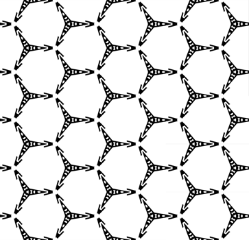 Black seamless abstract pattern. Overlay for background and backdrop. Ornamental design. PNG graphic illustration with transparent background.