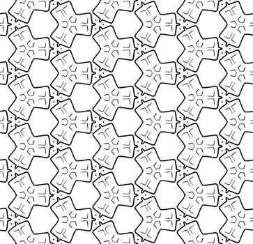 Black seamless abstract pattern. Overlay for background and backdrop. Ornamental design. PNG graphic illustration with transparent background.