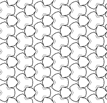 Black seamless abstract pattern. Overlay for background and backdrop. Ornamental design. PNG graphic illustration with transparent background.