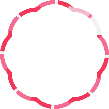 The pink frame label for decor or valentine concept. png