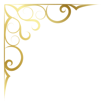 Gold vintage baroque corner ornament retro pattern antique style acanthus. Decorative design filigree calligraphy. You can use for wedding decoration of greeting card and laser cutting. png