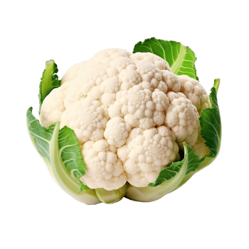 AI generated Cauliflower isolated on transparent background png