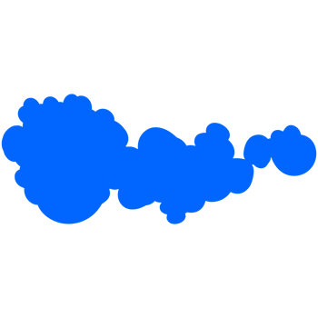 Simple cute cartoon design of clouds. png