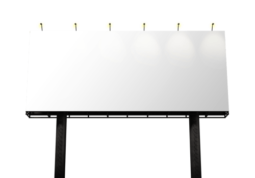 Billboard mockup template png