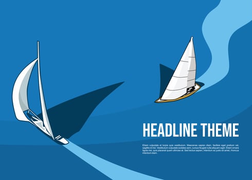 premium boat and ship illustration vector designs