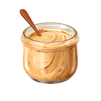 AI generated Jar of Nut Butter on transparent background PNG image