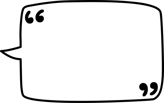 Black and white speech bubble balloon with quotation marks, icon sticker memo keyword planner text box banner, flat png transparent element design
