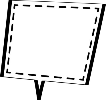 Dashed line Black and white speech bubble balloon, icon sticker memo keyword planner text box banner, flat png transparent element design