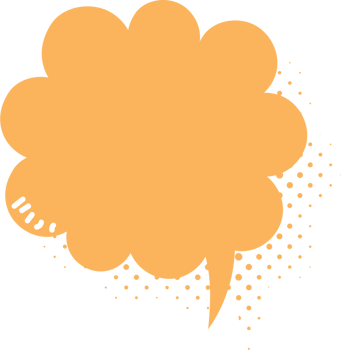 Colorful pastel yellow color Pop art polka dots halftone speech bubble balloon icon sticker memo keyword planner text box banner, flat png transparent element design